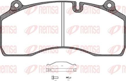 Kawe JCA1306.00 - Kit de plaquettes de frein, frein à disque cwaw.fr