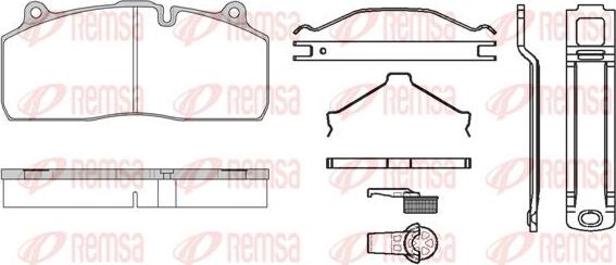 Kawe JCA1316.81 - Kit de plaquettes de frein, frein à disque cwaw.fr