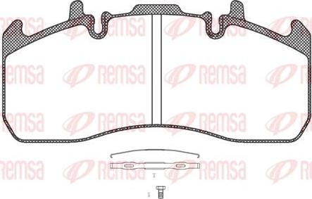 Kawe JCA1317.00 - Kit de plaquettes de frein, frein à disque cwaw.fr