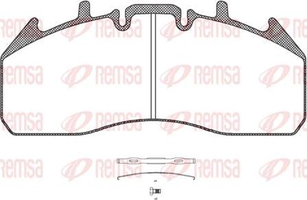 Kawe JCA1257.00 - Kit de plaquettes de frein, frein à disque cwaw.fr