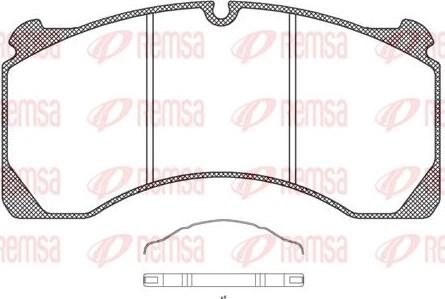 Kawe JCA847.00 - Kit de plaquettes de frein, frein à disque cwaw.fr