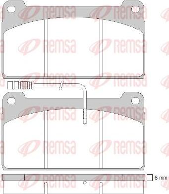 Kawe JCA823.41 - Kit de plaquettes de frein, frein à disque cwaw.fr