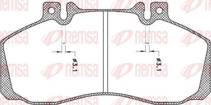 Kawe JCA245.00 - Kit de plaquettes de frein, frein à disque cwaw.fr