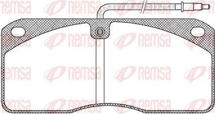 Kawe JCA278.40 - Kit de plaquettes de frein, frein à disque cwaw.fr