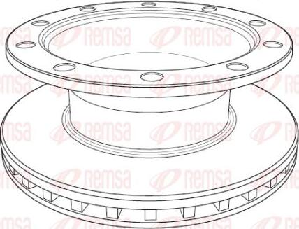 Kawe NCA1199.20 - Disque de frein cwaw.fr