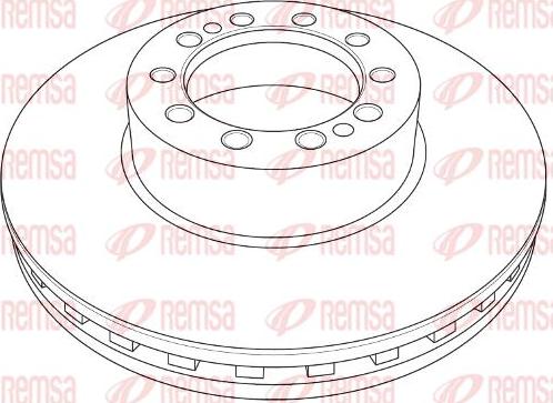 Kawe NCA1210.20 - Disque de frein cwaw.fr