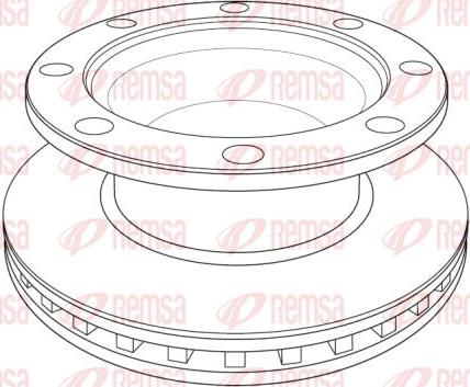 Kawe NCA1223.20 - Disque de frein cwaw.fr