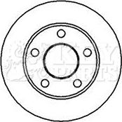 Key Parts KBD4949 - Disque de frein cwaw.fr