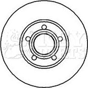 Key Parts KBD4948 - Disque de frein cwaw.fr