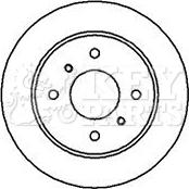 Key Parts KBD4957 - Disque de frein cwaw.fr