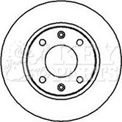 Key Parts KBD4909 - Disque de frein cwaw.fr