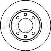 Key Parts KBD4979 - Disque de frein cwaw.fr