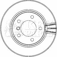 Key Parts KBD4463 - Disque de frein cwaw.fr