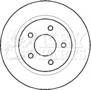 Key Parts KBD4403 - Disque de frein cwaw.fr