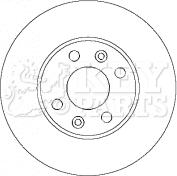 Key Parts KBD4434 - Disque de frein cwaw.fr