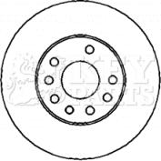 Key Parts KBD4436 - Disque de frein cwaw.fr