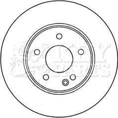 Key Parts KBD4470 - Disque de frein cwaw.fr