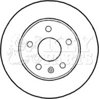 Key Parts KBD4641 - Disque de frein cwaw.fr