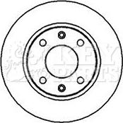 Key Parts KBD4098 - Disque de frein cwaw.fr