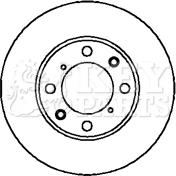 Key Parts KBD4093 - Disque de frein cwaw.fr