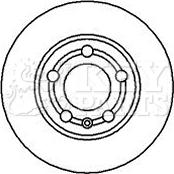 Key Parts KBD4065 - Disque de frein cwaw.fr