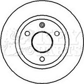 Key Parts KBD4004 - Disque de frein cwaw.fr