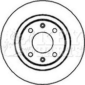 Key Parts KBD4006 - Disque de frein cwaw.fr