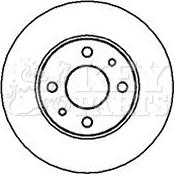 Key Parts KBD4001 - Disque de frein cwaw.fr