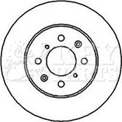 Key Parts KBD4081 - Disque de frein cwaw.fr