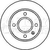 Key Parts KBD4025 - Disque de frein cwaw.fr