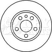 Key Parts KBD4079 - Disque de frein cwaw.fr