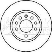 Key Parts KBD5082 - Disque de frein cwaw.fr