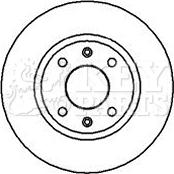 Key Parts KBD4078 - Disque de frein cwaw.fr