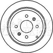 Key Parts KBD4108 - Disque de frein cwaw.fr