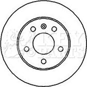 Key Parts KBD4114 - Disque de frein cwaw.fr