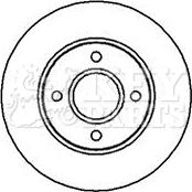 Key Parts KBD4983 - Disque de frein cwaw.fr