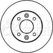 Key Parts KBD4841 - Disque de frein cwaw.fr