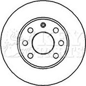 Key Parts KBD4857 - Disque de frein cwaw.fr