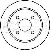 Key Parts KBD4869 - Disque de frein cwaw.fr