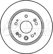 Key Parts KBD4804 - Disque de frein cwaw.fr