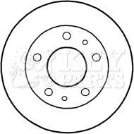 Key Parts KBD4801 - Disque de frein cwaw.fr