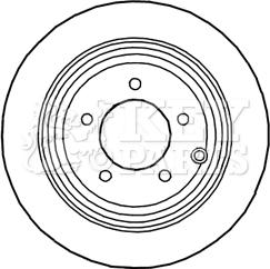 Key Parts KBD4820 - Disque de frein cwaw.fr