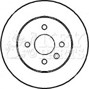 Key Parts KBD4394 - Disque de frein cwaw.fr