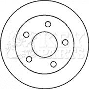 Key Parts KBD4304 - Disque de frein cwaw.fr