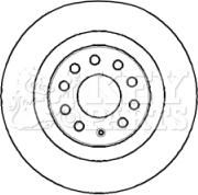 Key Parts KBD4383 - Disque de frein cwaw.fr