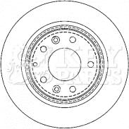 Key Parts KBD4335 - Disque de frein cwaw.fr