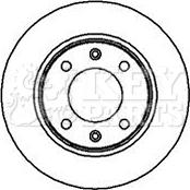 Key Parts KBD4249 - Disque de frein cwaw.fr