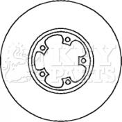 Key Parts KBD4241 - Disque de frein cwaw.fr