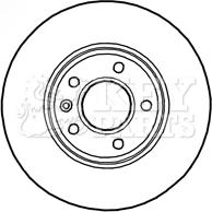 Key Parts KBD4797 - Disque de frein cwaw.fr