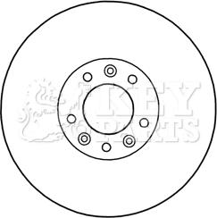 Key Parts KBD5969S - Disque de frein cwaw.fr